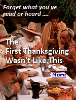 The story of Thanksgiving, the one repeated in school history, doesn't start in 1620 with the Pilgrims and the Indians sitting together to celebrate their first successful harvest. Because those things never happened.